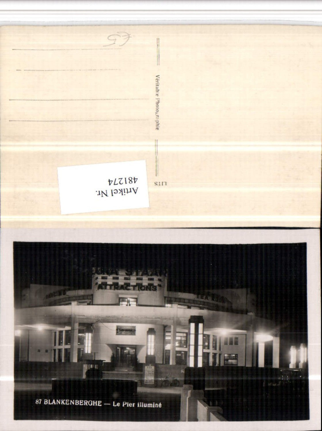 481274, Belgium Blankenberge Le Pier illumine building