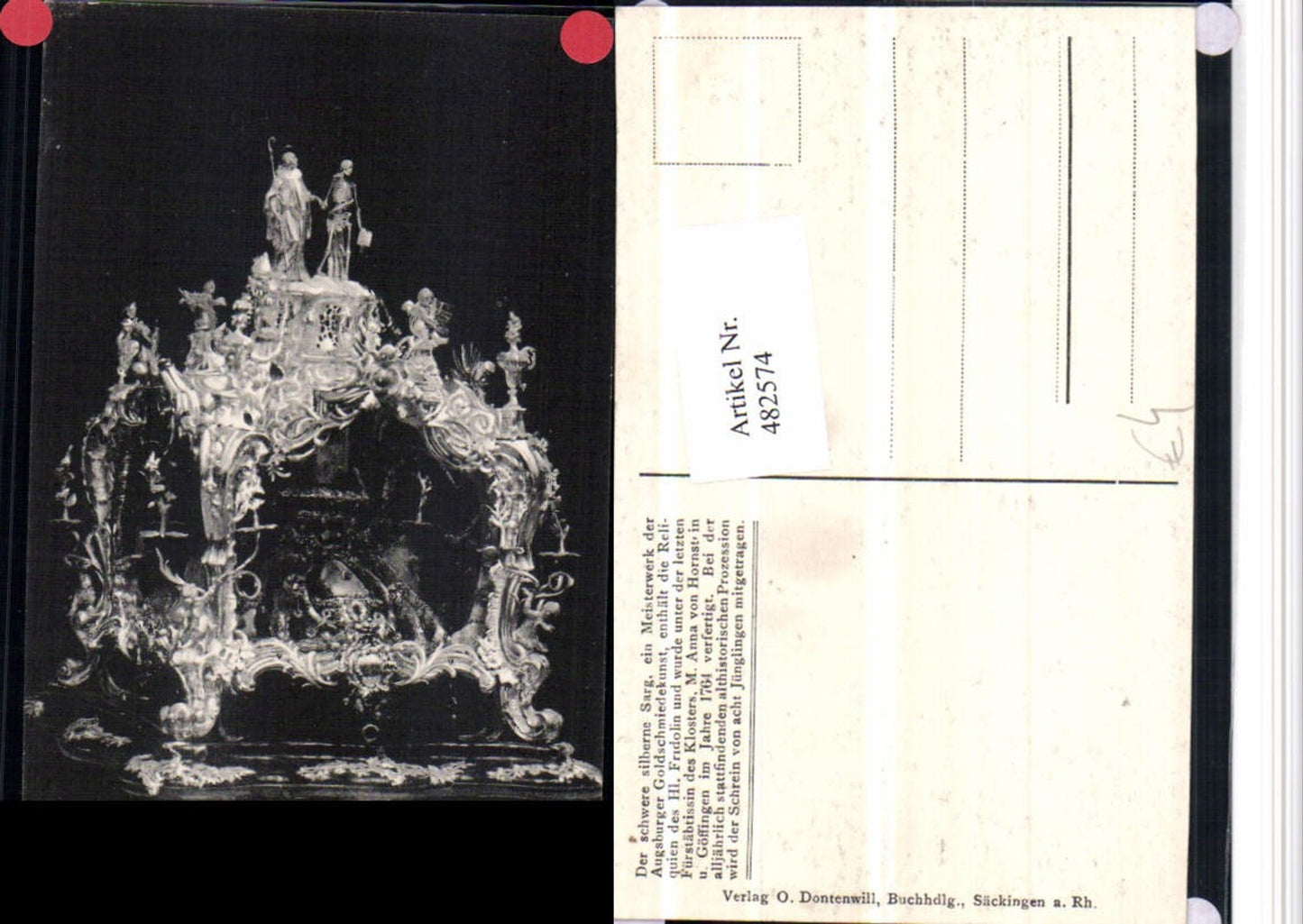 482574, Säckingen am Rhein St. Fridolin's Shrine