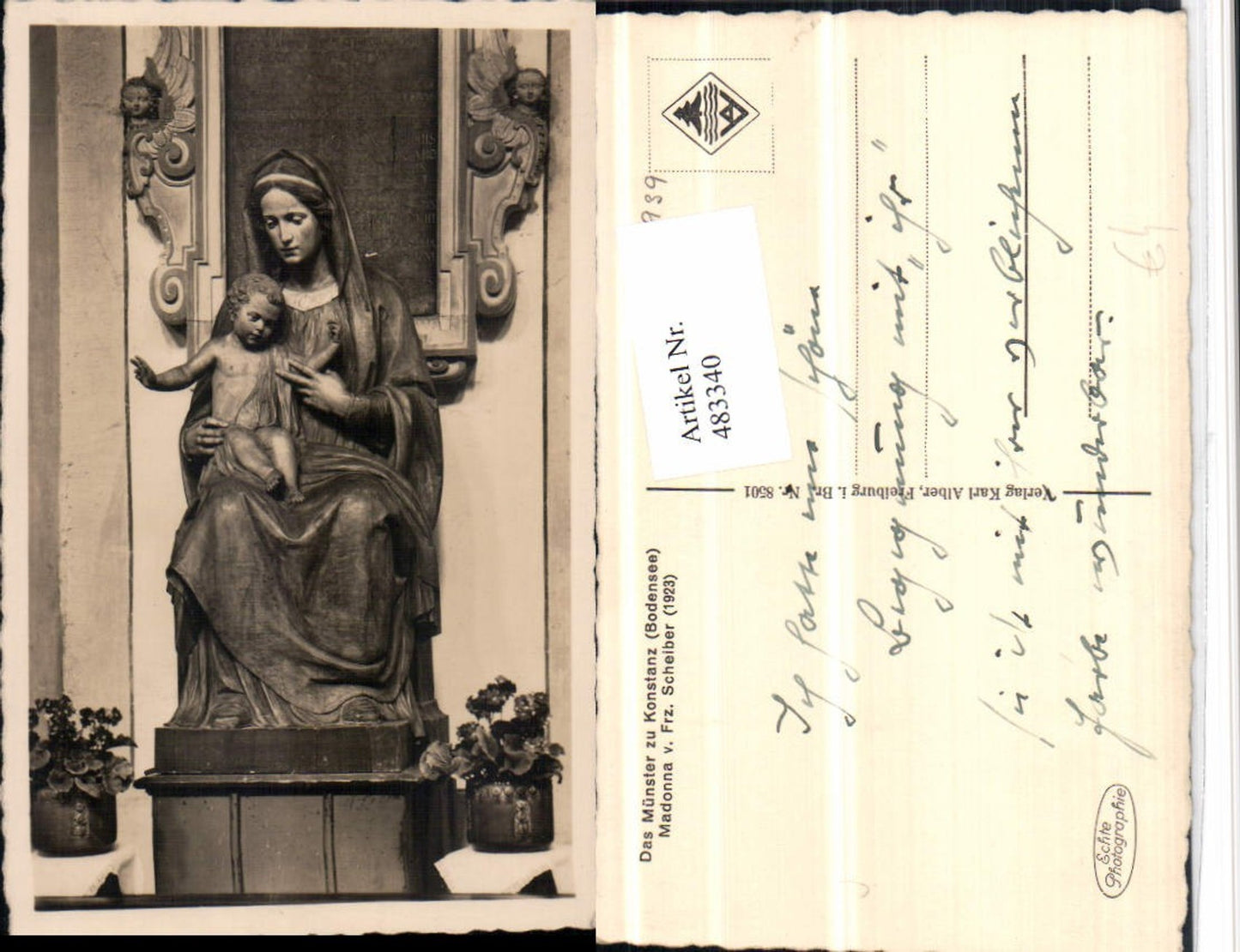 483340, Konstanz on Lake Constance, Münster Madonna Statue