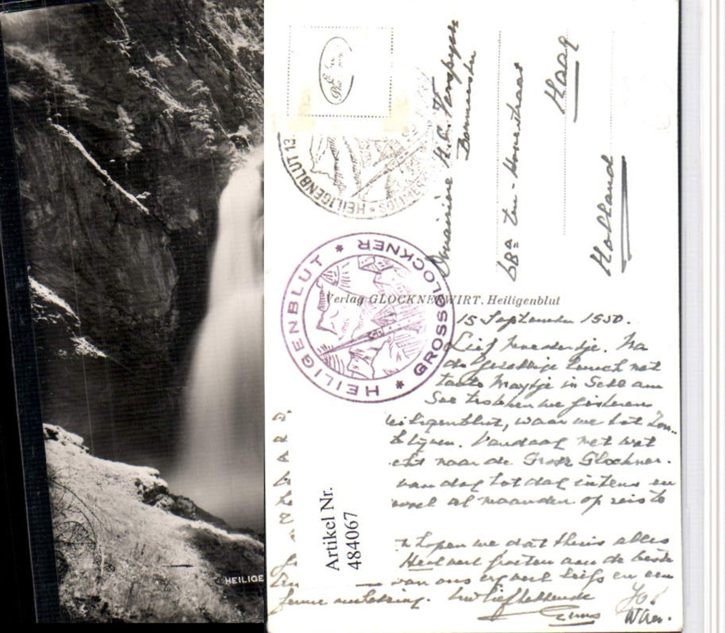 484067, Heiligenblut Gößnitzfall Waterfall