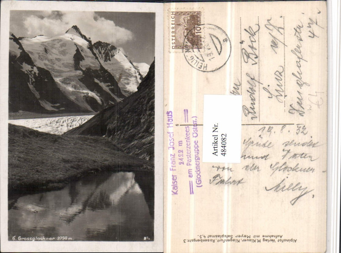 484082, Grossglockner near Heiligenblut, mountain scenery