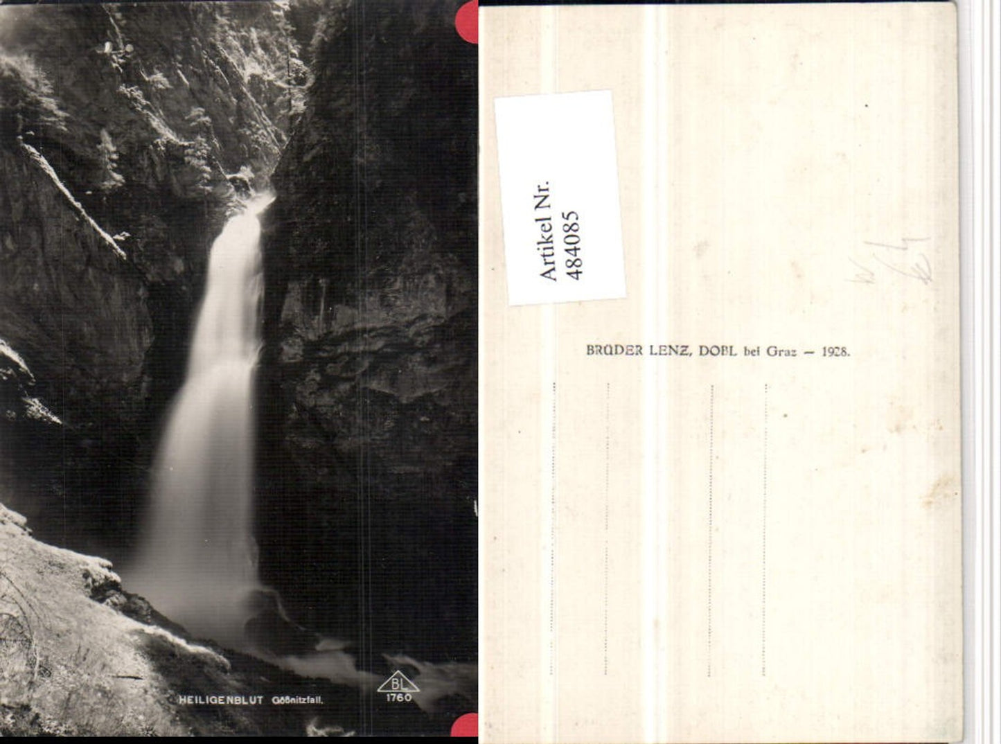 484085, Heiligenblut Gößnitzfall Waterfall
