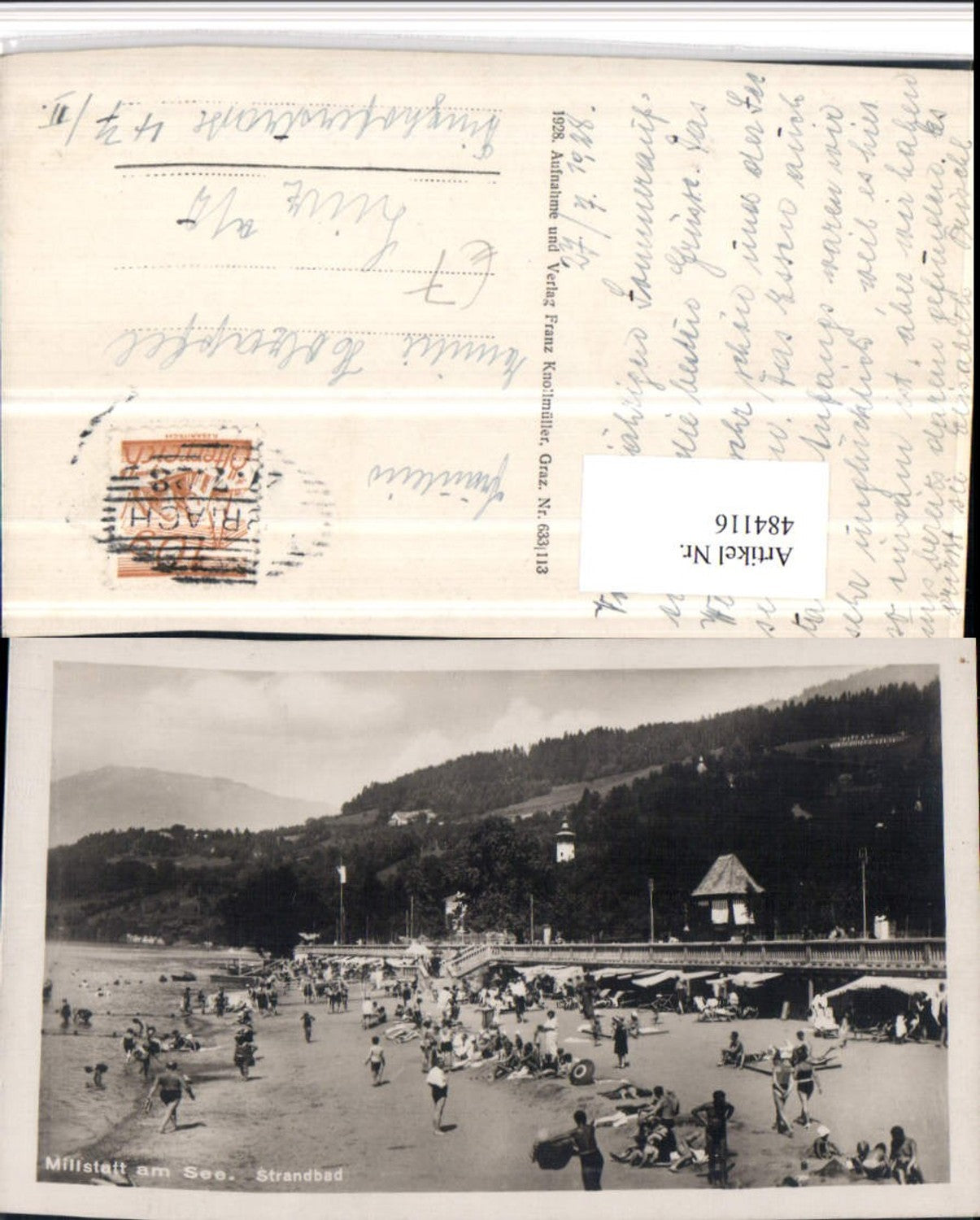 484116, Millstatt am See Strandbad Strandleben
