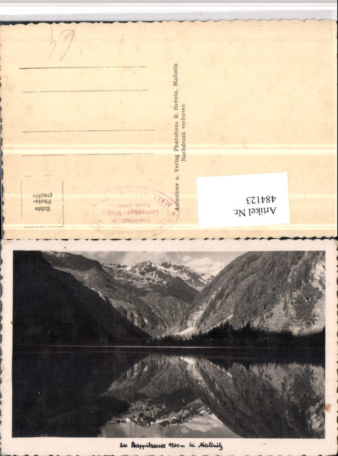 484123, Stappitzersee Lake near Mallnitz, mountain scenery