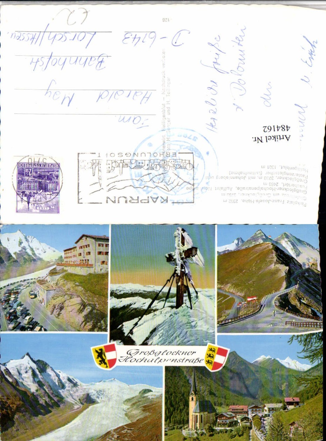 484162, Grossglockner High Alpine Road near Heiligenblut Multi-view map