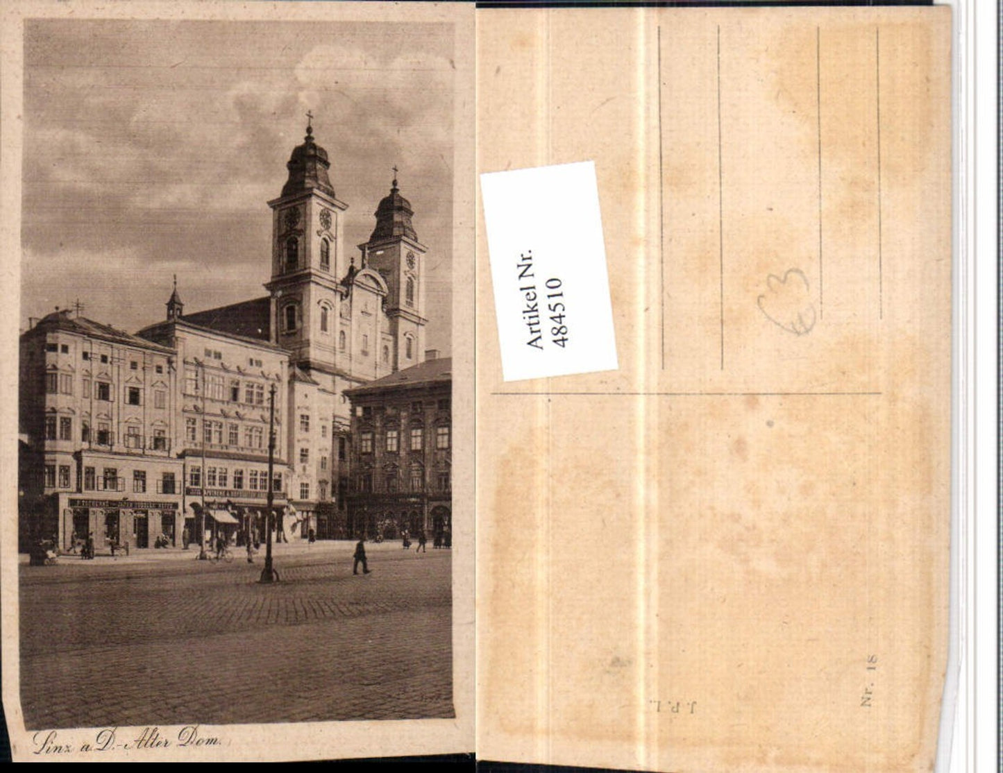 484510, Linz on the Danube Old Cathedral Church