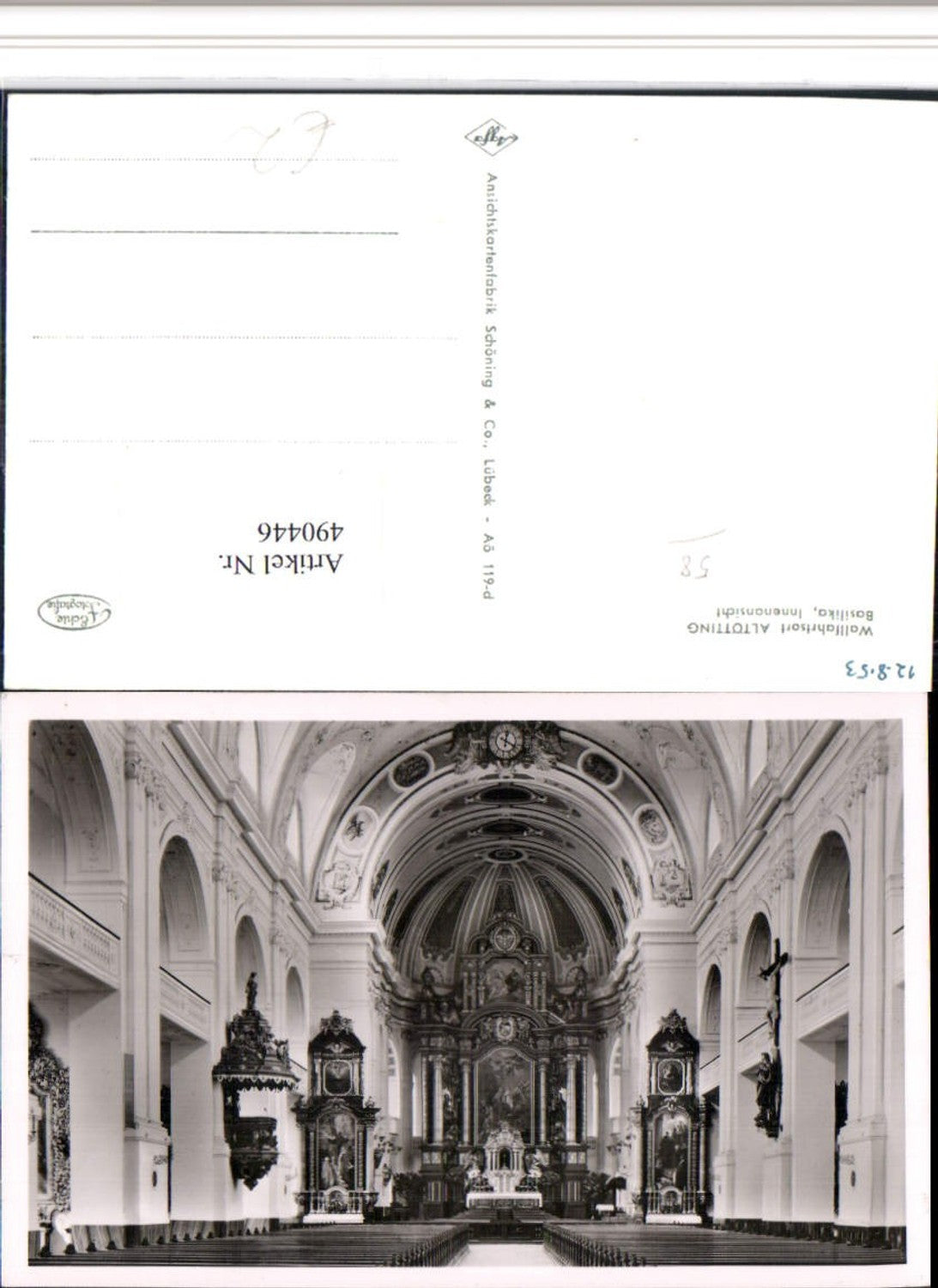 490446, Altötting Basilica Interior view