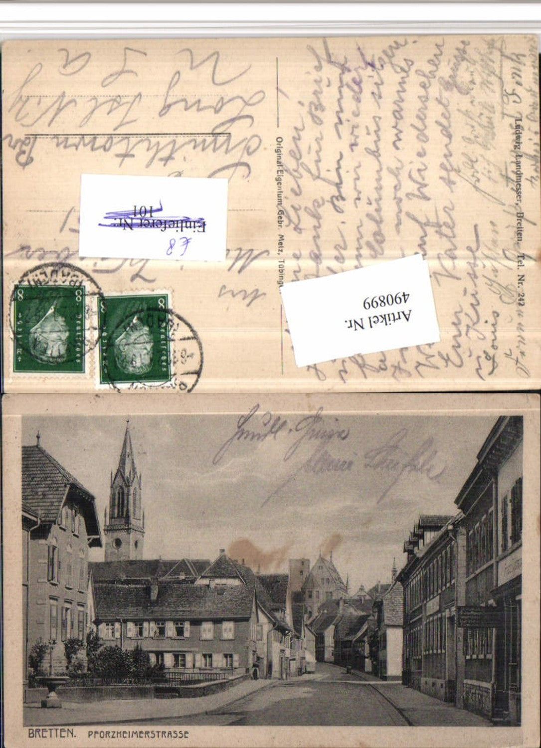 490899, Bretten Pforzheimerstraße street view