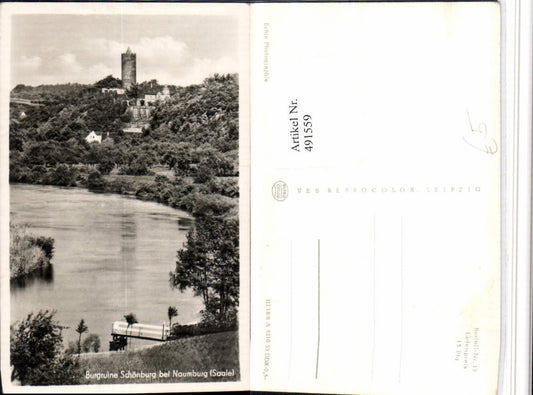 491559, Schönburg Castle ruins near Naumburg on the Saale