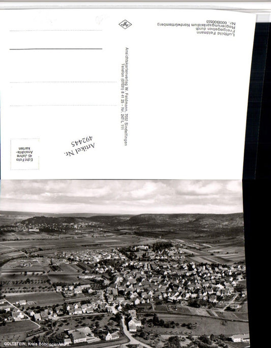 492445, Gültstein near Herrenberg, aerial view