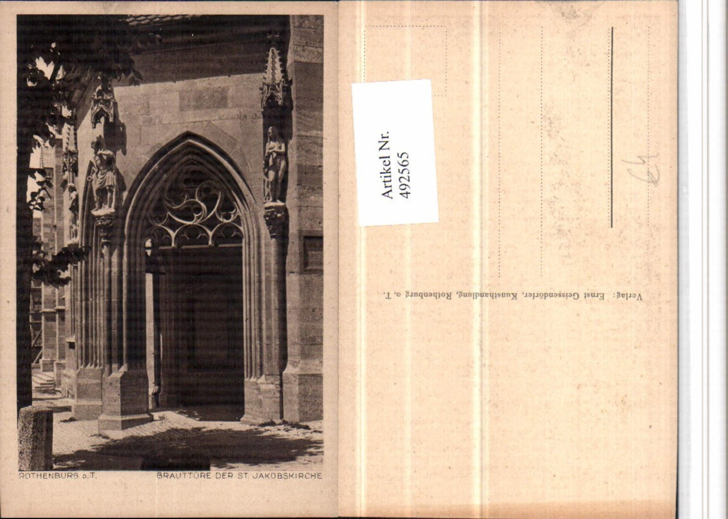 492565, Rothenburg ob d. Tauber St. Jakobskirche bridal door
