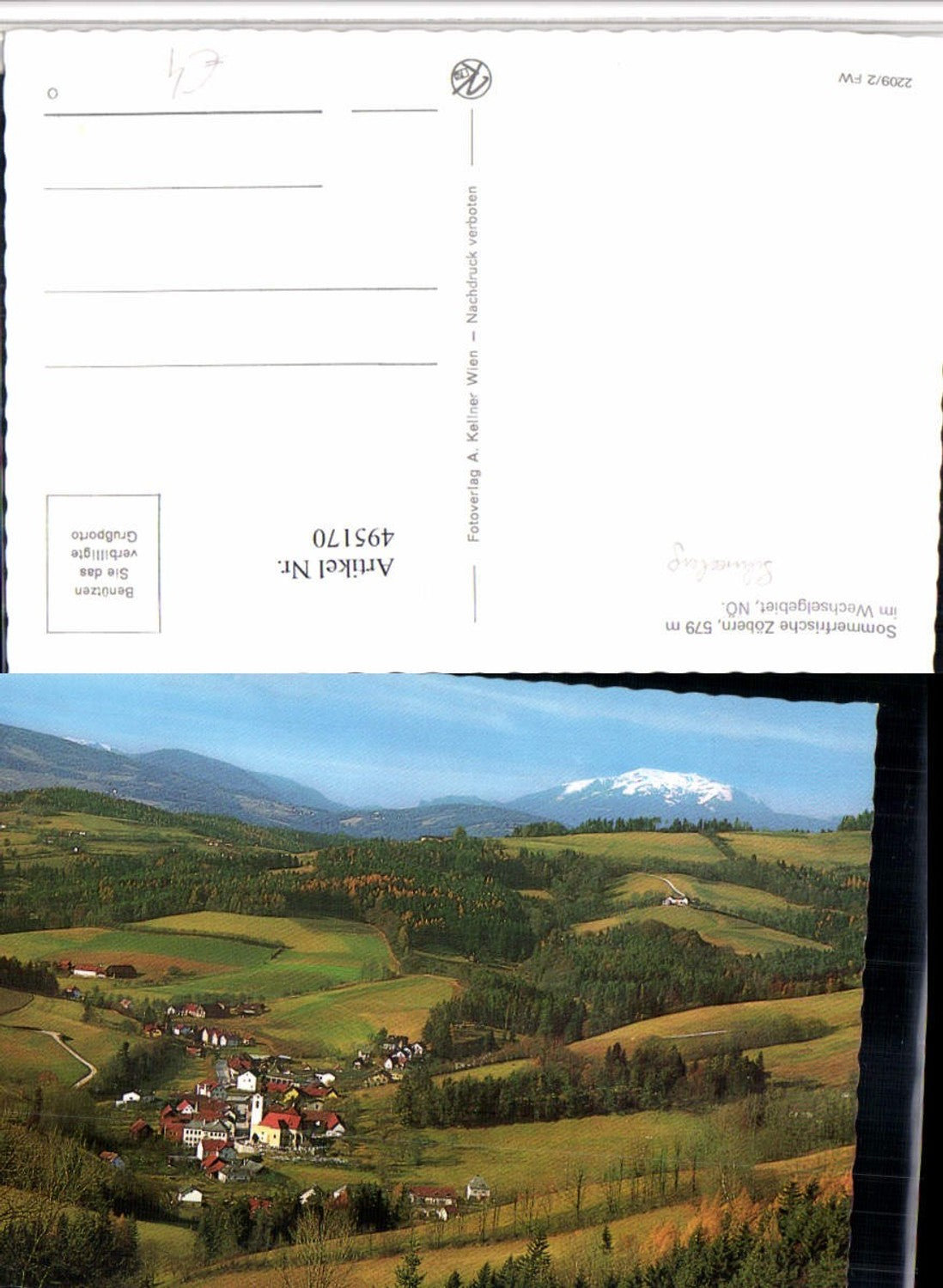 495170,Zöbern im Wechselgebiet Totale Bergkulisse