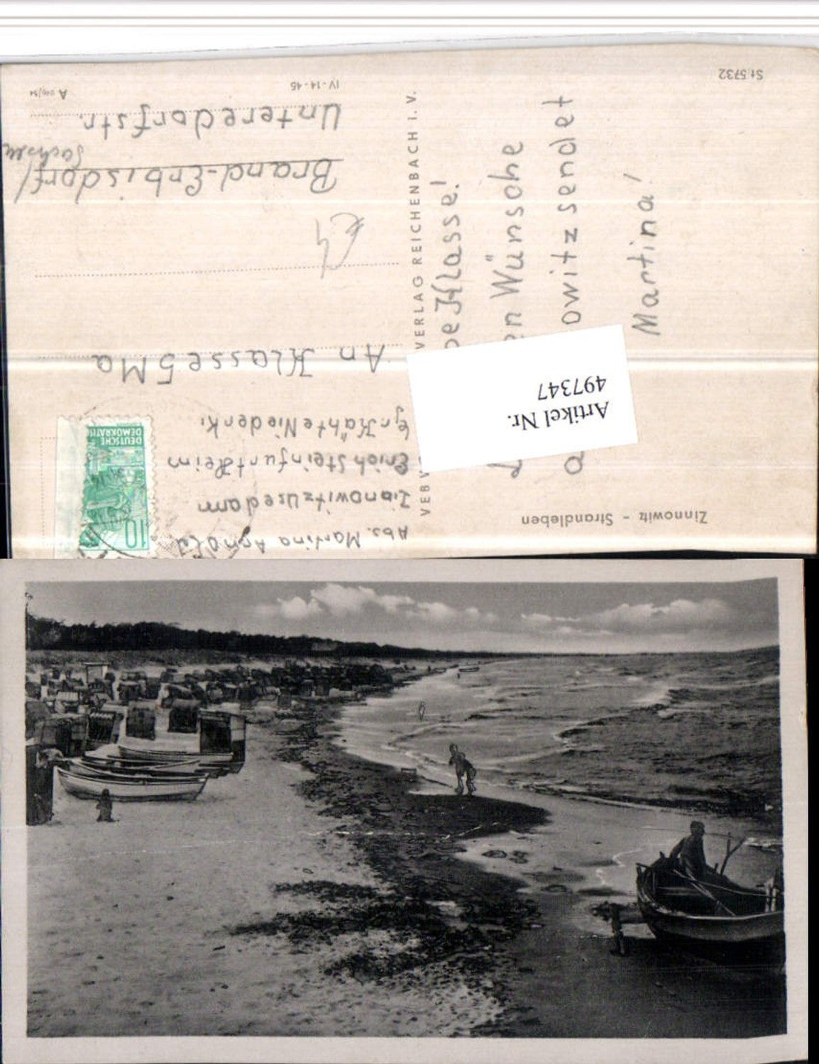 497347, Zinnowitz Beach life Beach boats 