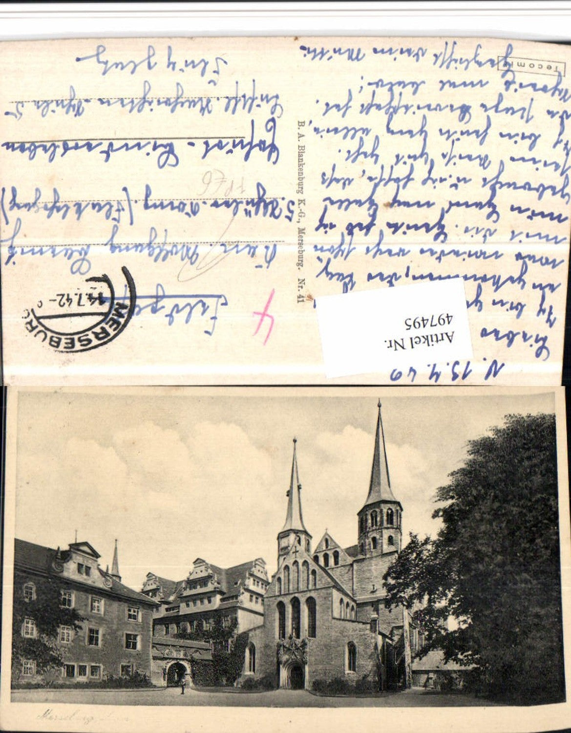 497495, Merseburg Church Field Post