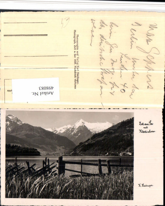 498083, Zell am See with Kitzsteinhorn mountain scenery