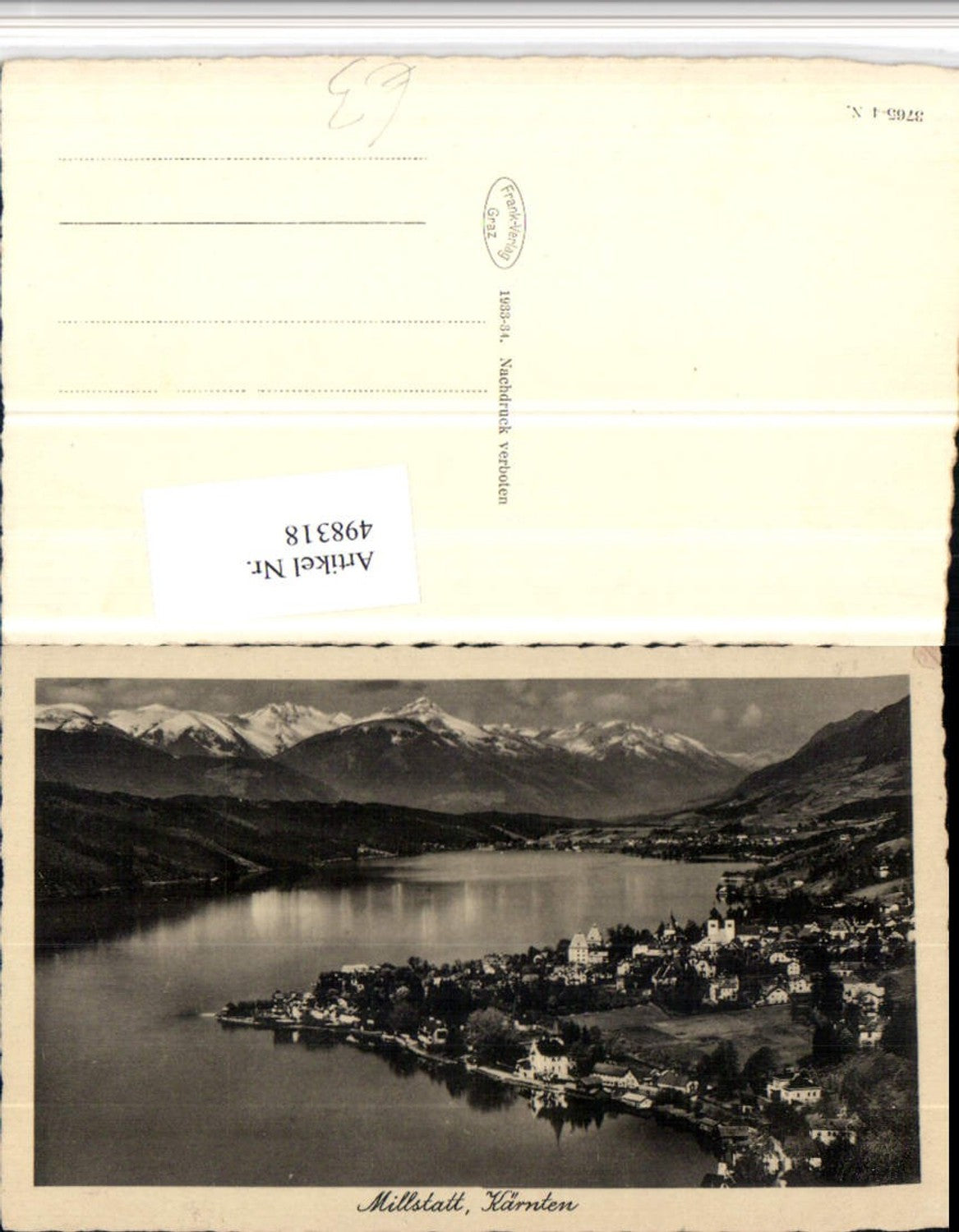 498318, Millstatt am See Total mountain scenery