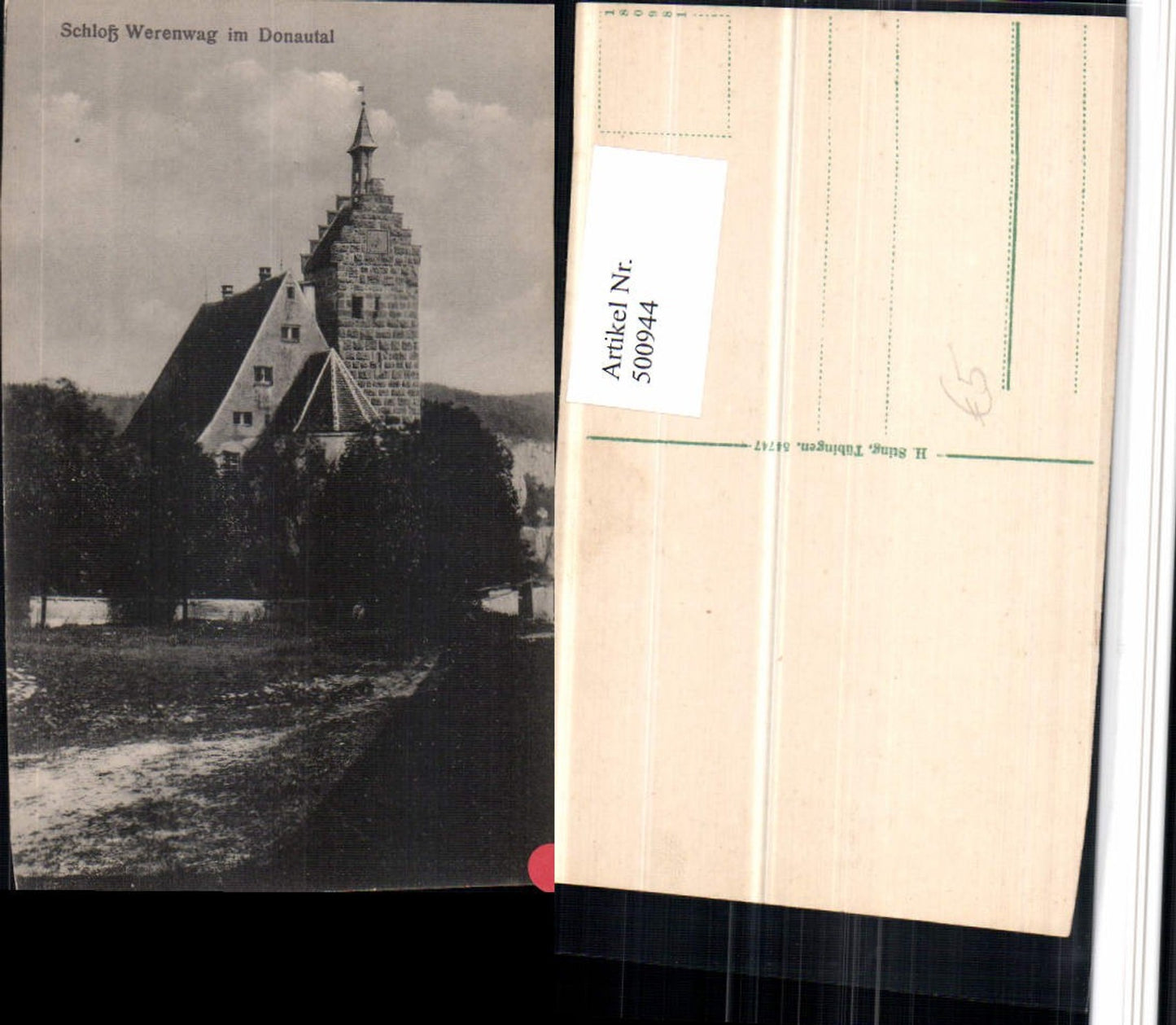 500944, Werenwag Castle in the Danube Valley near Beuron