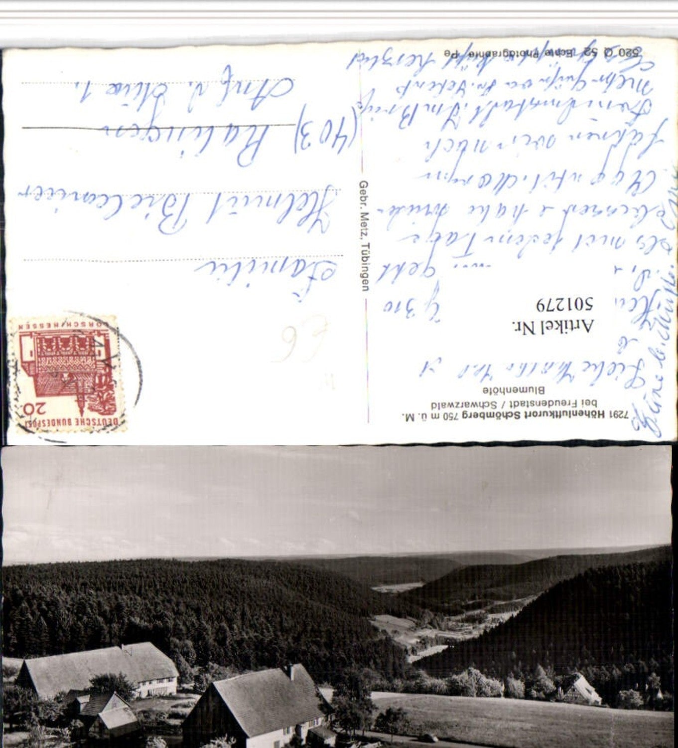 501279, Schömberg near Freudenstadt in the Black Forest, Blumenhöhe