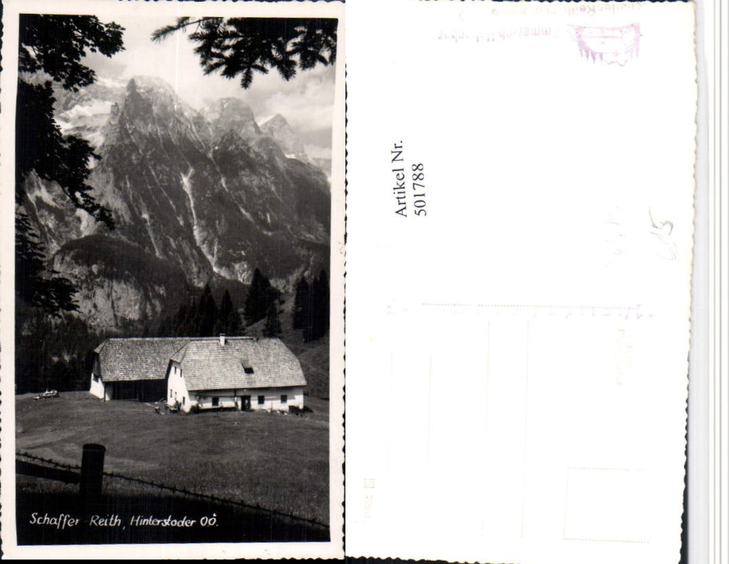 501788, Photo AK Hinterstoder Schaffer Reith mountain scenery pub Photo Hackl