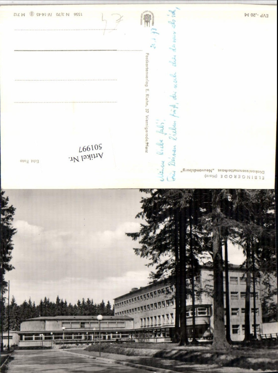 501997, Elbingerode im Harz Deaconess Motherhouse Neuvandsburg