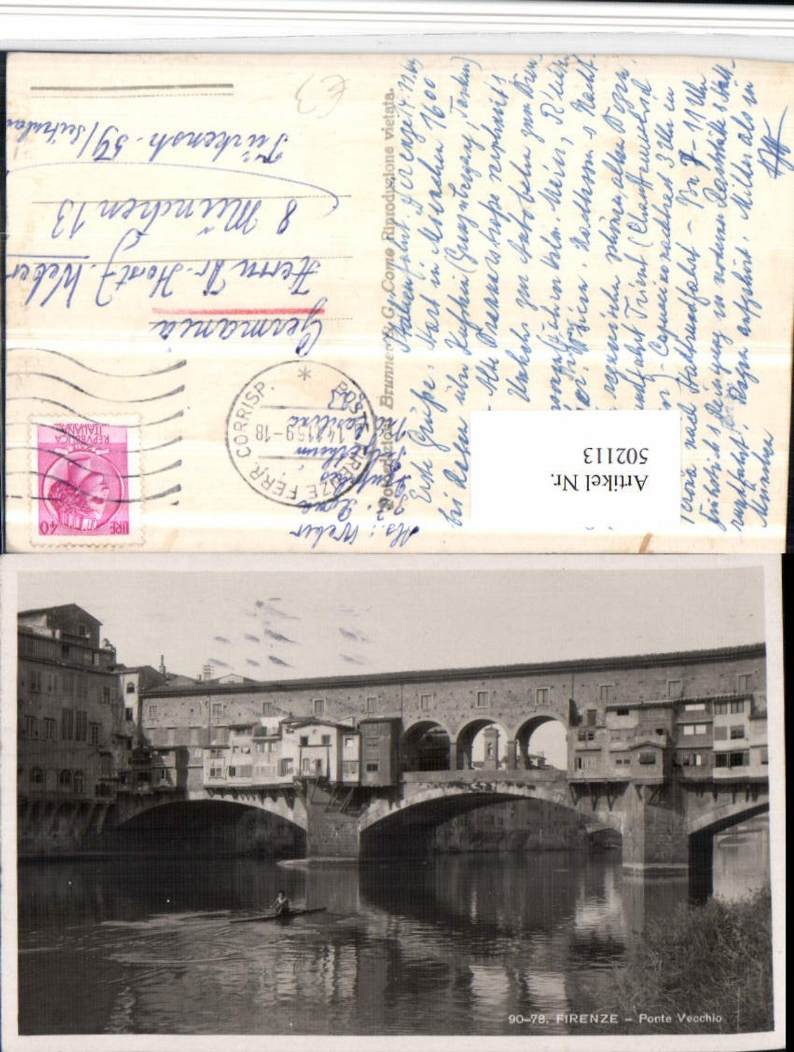 Alte Ansichtskarte – Old Postcard