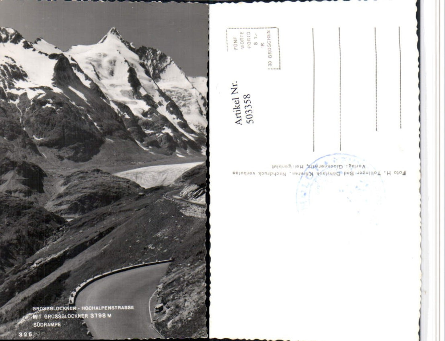 503358, Grossglockner High Alpine Road near Heiligenblut, mountain scenery