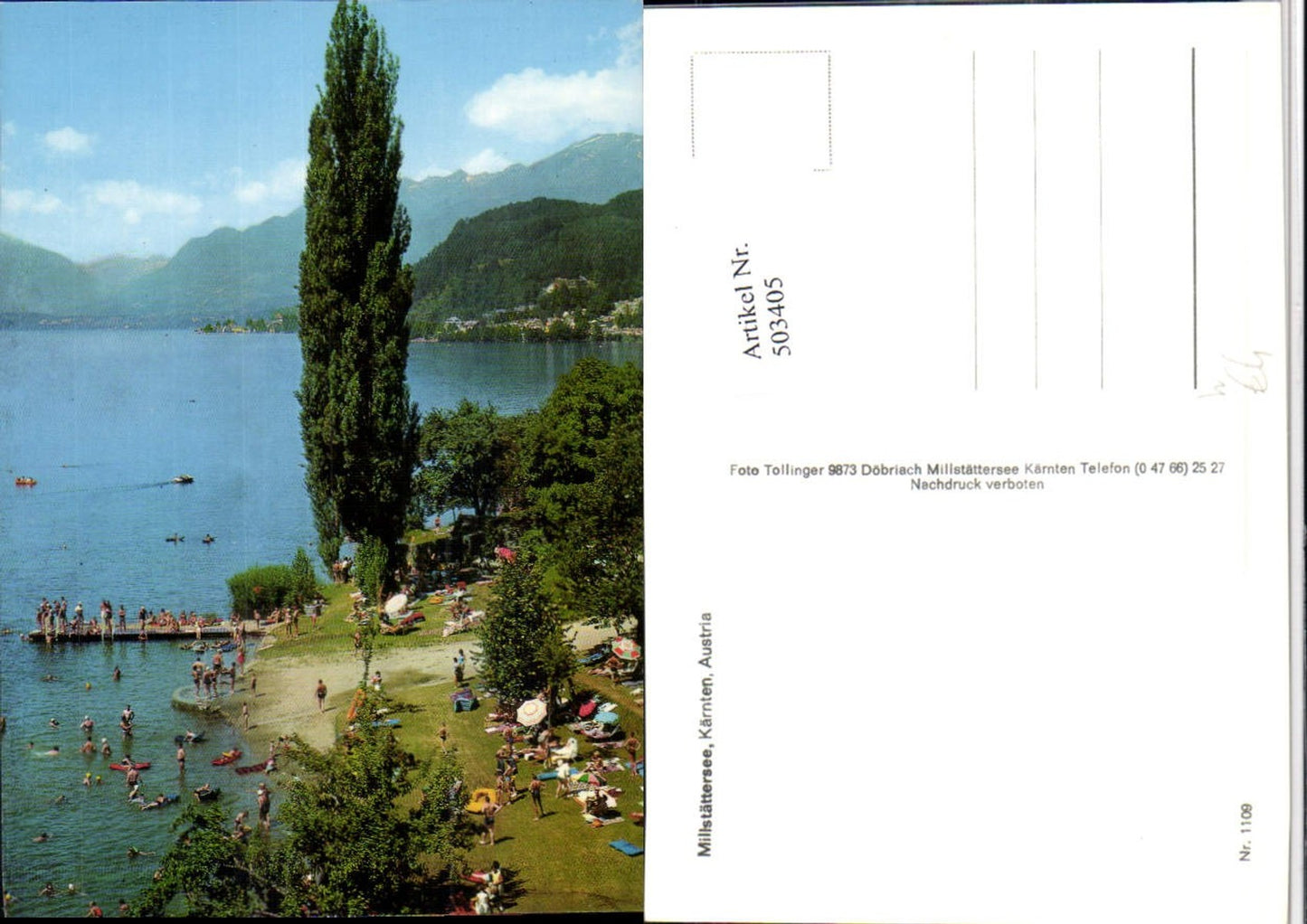 503405, Millstättersee Lake near Millstatt Beach resort mountain scenery