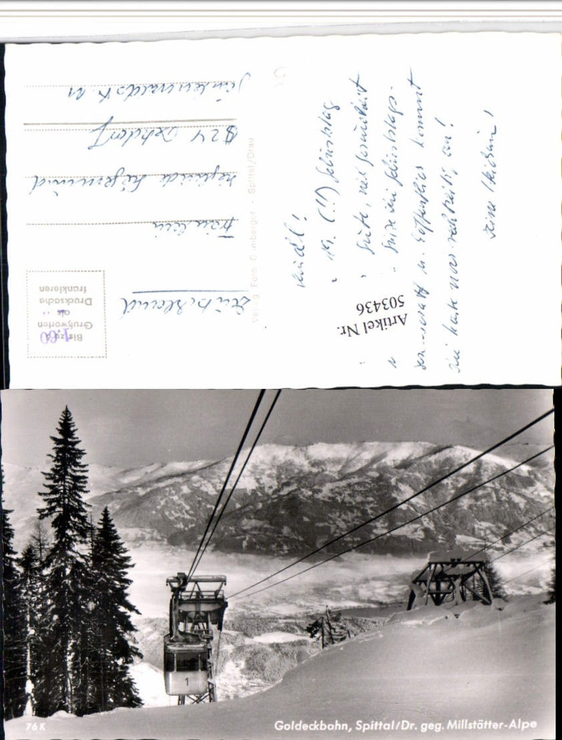 503436, Spittal an der Drau Goldeckbahn cable car mountain scenery winter picture