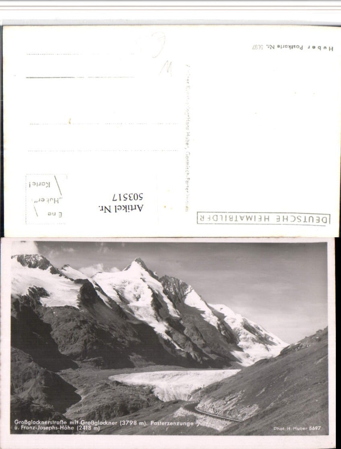 503517, Grossglockner Pasterze tongue near Heiligenblut mountain scenery