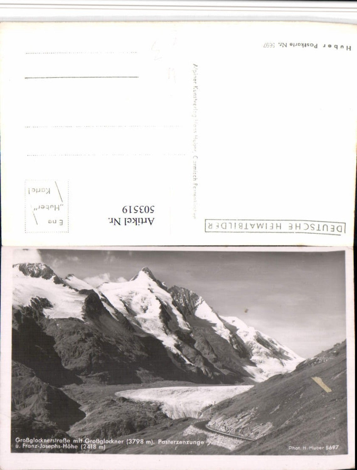 503519, Grossglockner Pasterze tongue near Heiligenblut mountain scenery