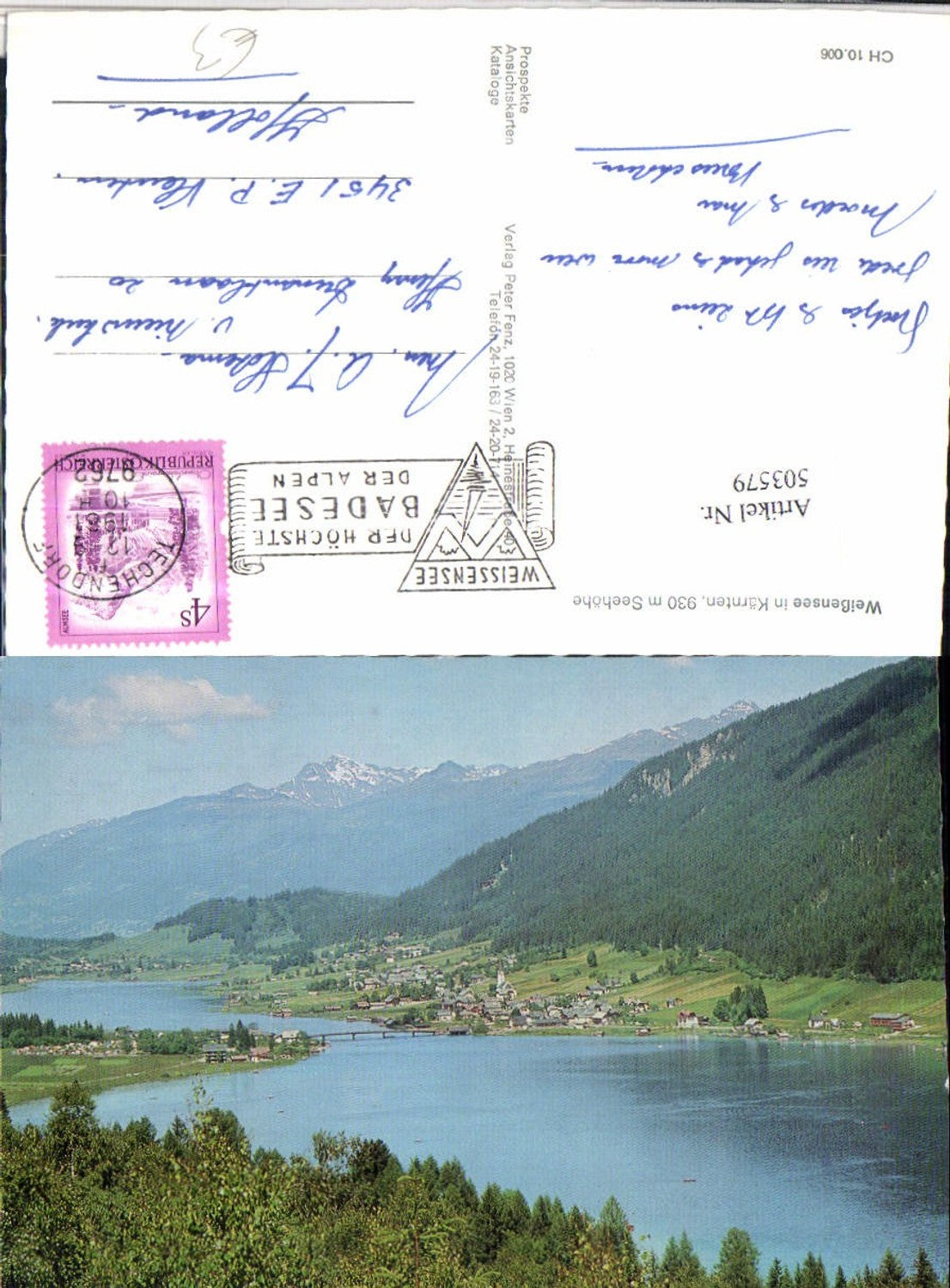 503579, Weissensee Total mountain scenery