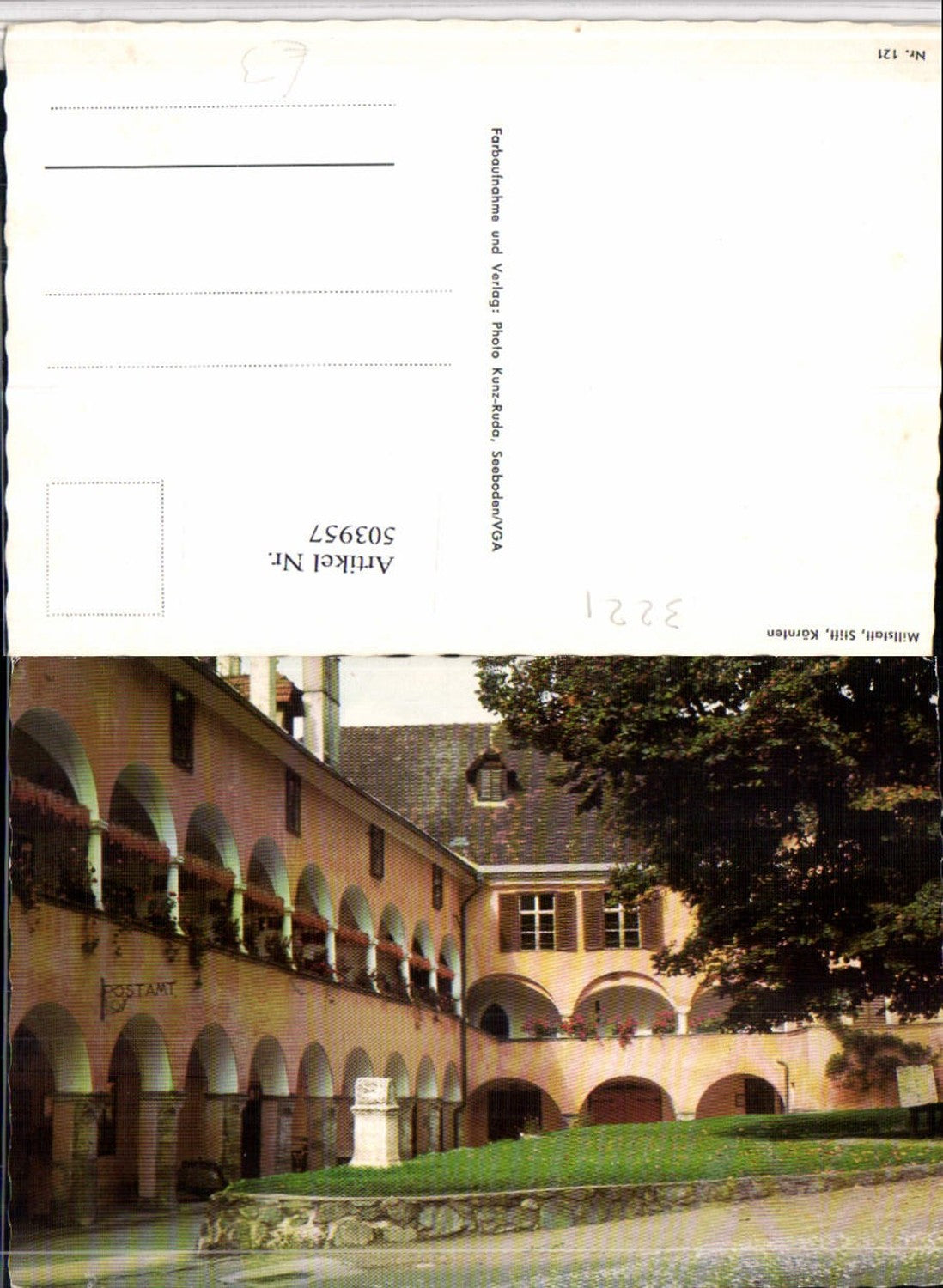 503957, Millstatt am See Abbey Post Office Arcades