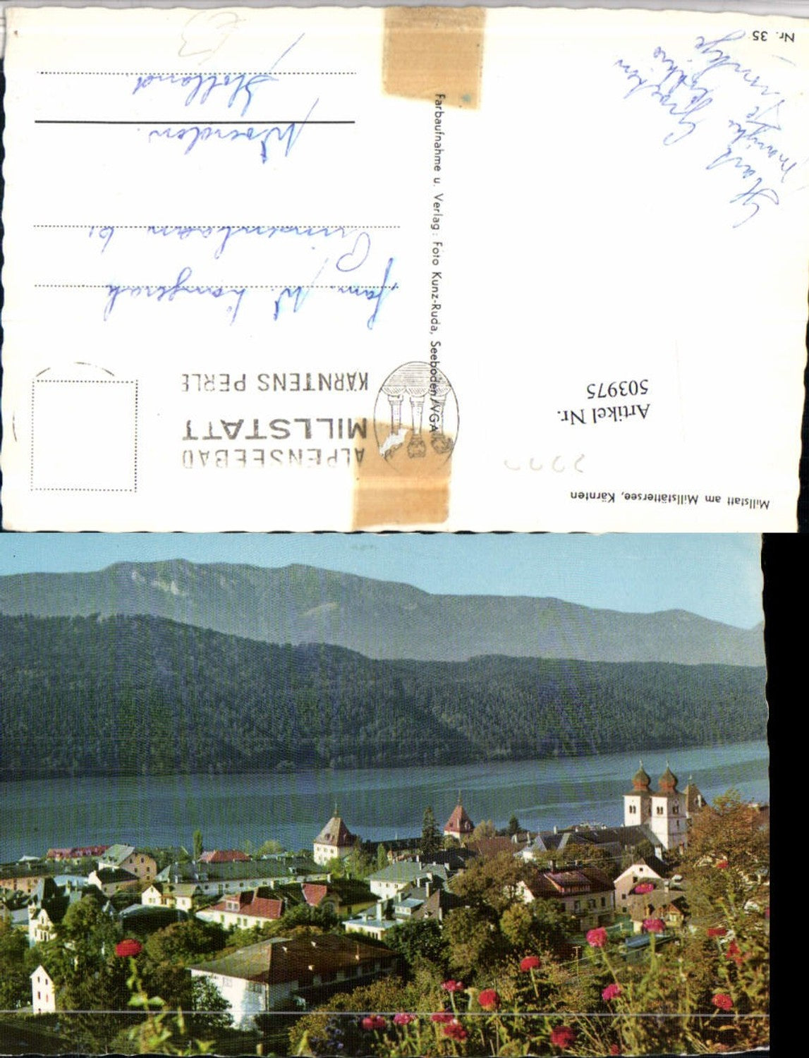 503975, Millstatt am See, partial view of the mountain scenery