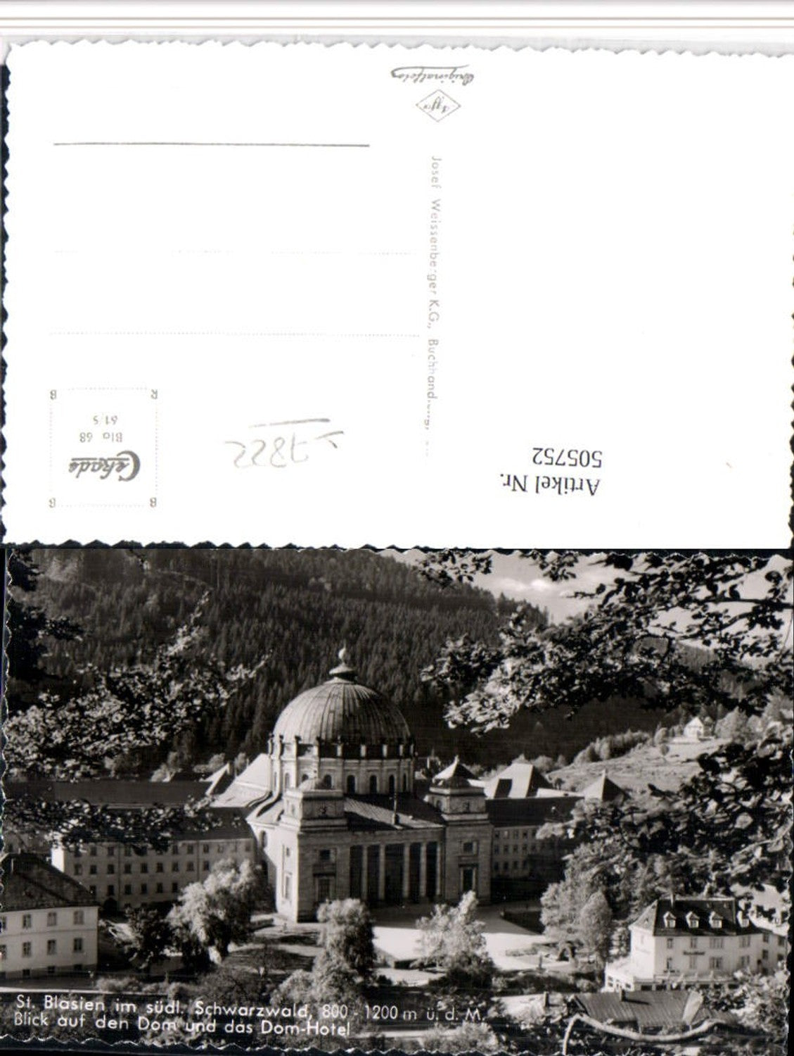 505752,St. Blasien im Schwarzwald Dom Kirche Kloster