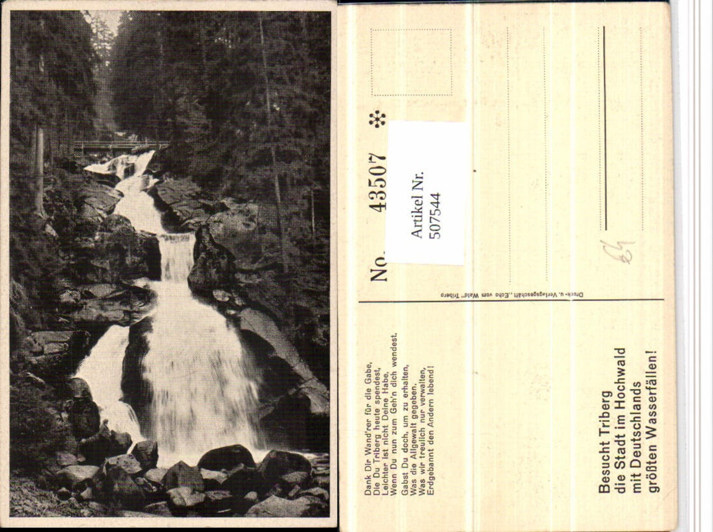 507544, Triberg in the Black Forest, Waterfall
