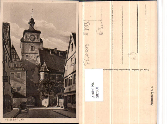 507650, Rothenburg ob der Tauber, Tower Gate, Street View