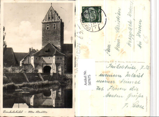 507675, Dinkelsbühl Old City Gate Tower