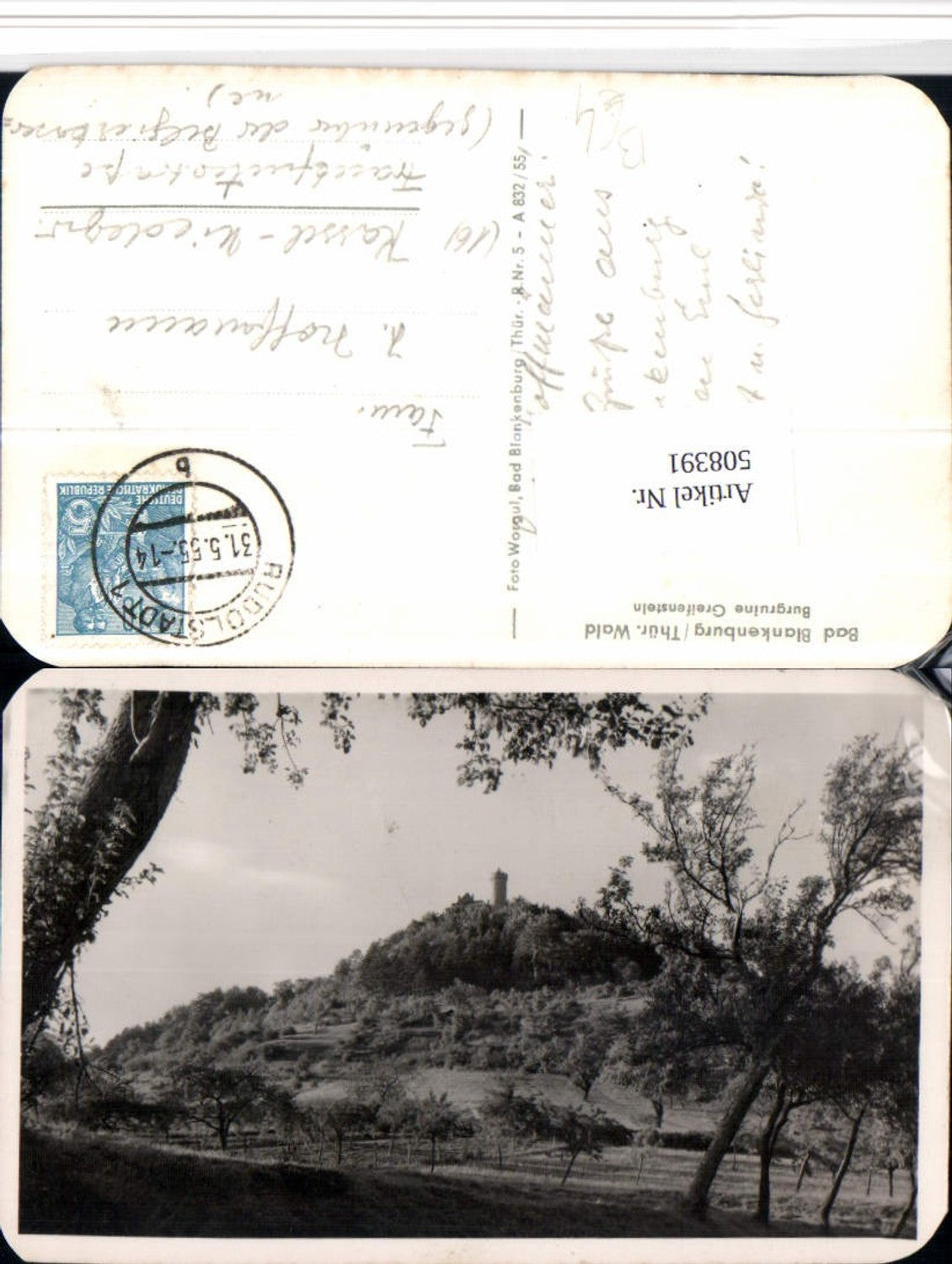 508391,Bad Blankenburg Burgruine Greifenstein