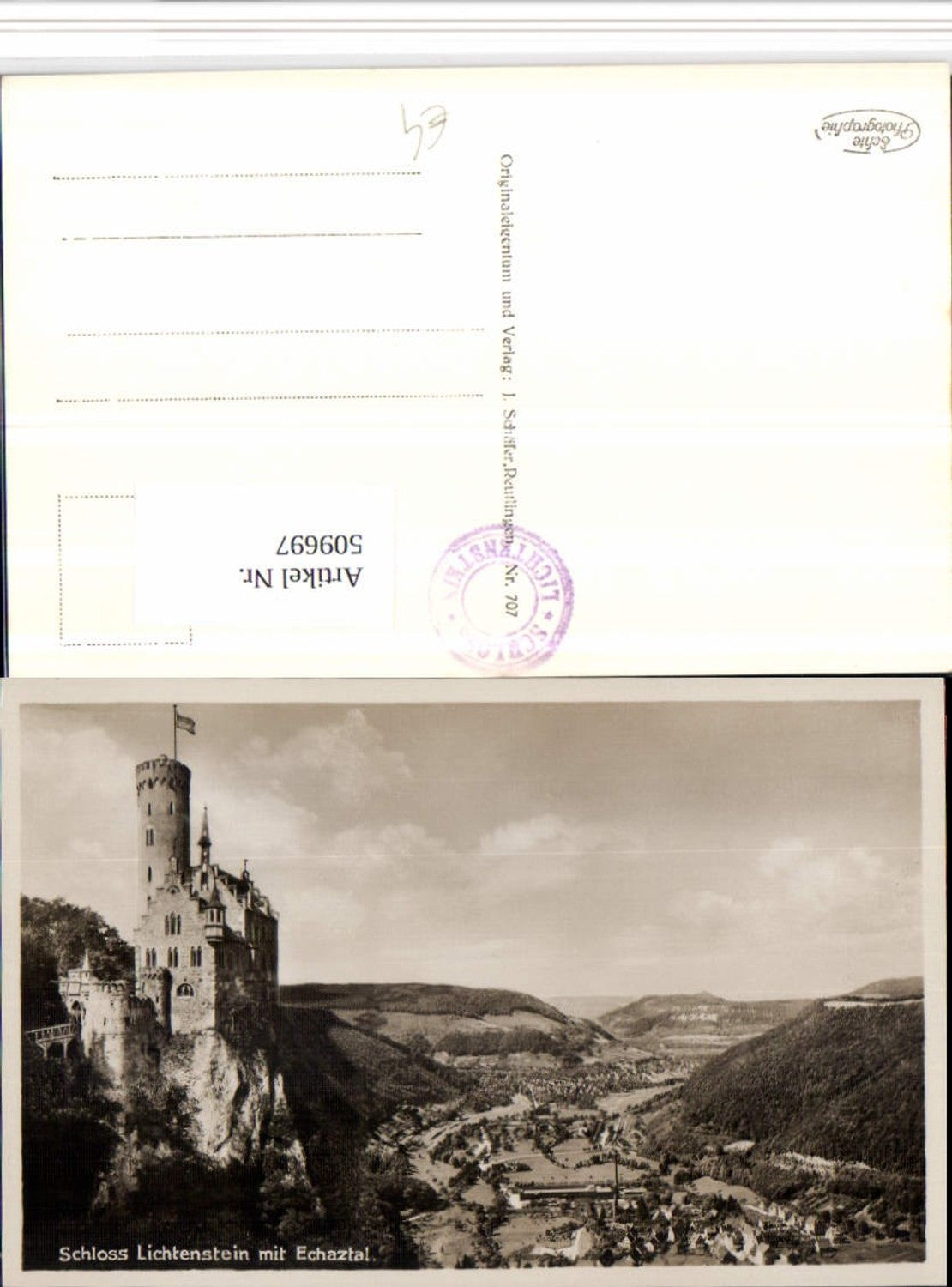 509697, Lichtenstein Castle with Echaz Valley Honau Total