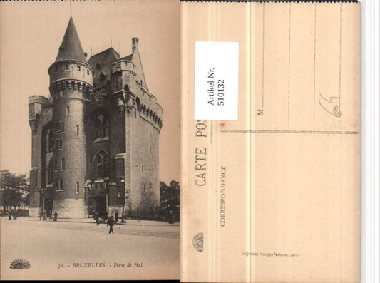 510132, Belgium Brussels Porte de Hal Gate Tower