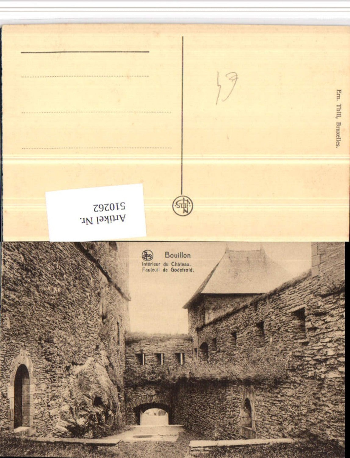 510262,Belgium Bouillon Interieur du Chateau Fauteuil de Godefroid Castle