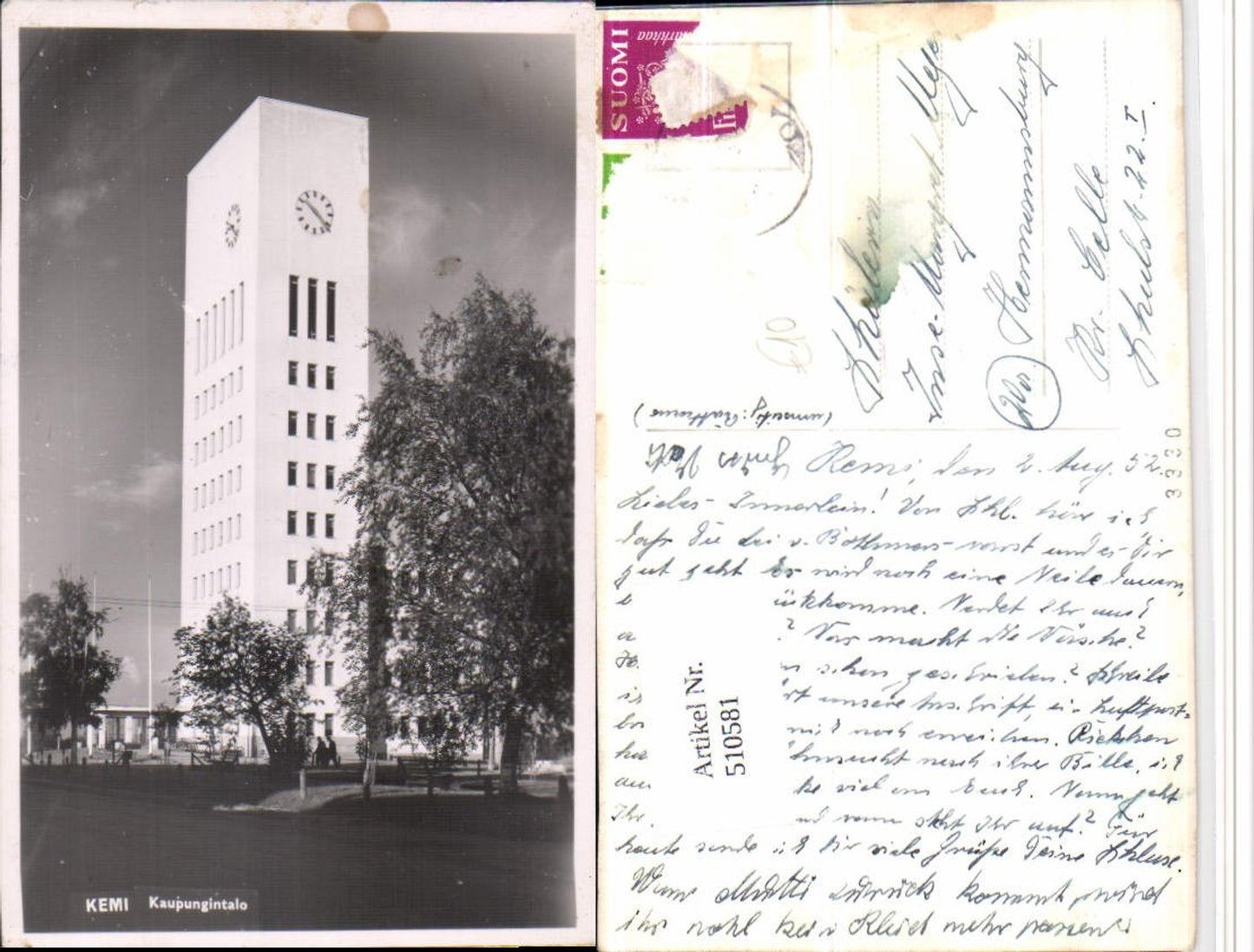 510581,Finland Kemi Kaupungintalo Building