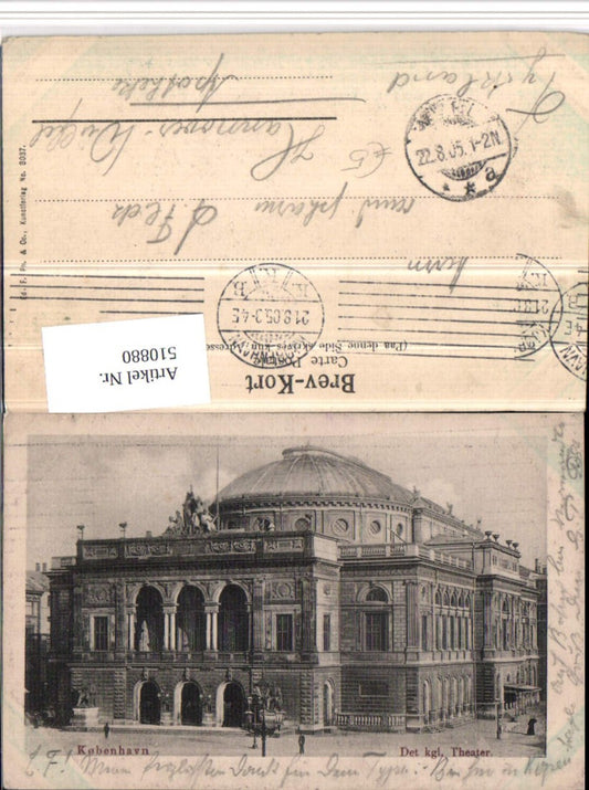 510880, Denmark Copenhagen Royal Theatre Building