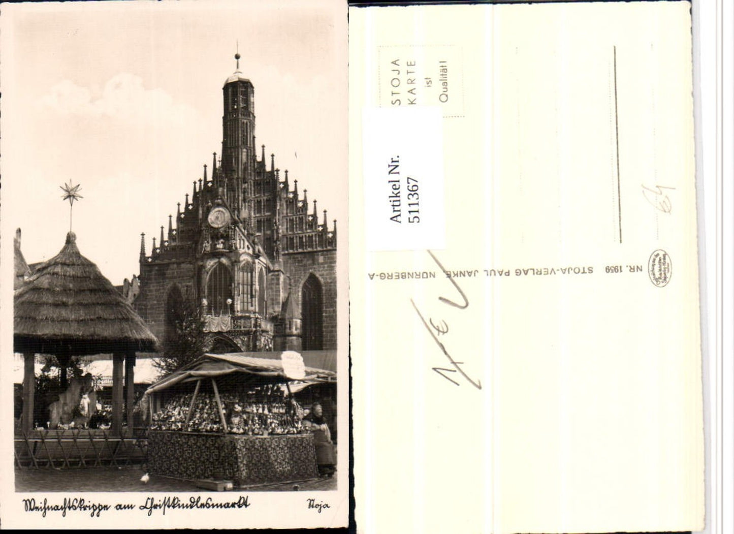 511367,Nürnberg Weihnachtskrippe am Christkindlmarkt Kirche