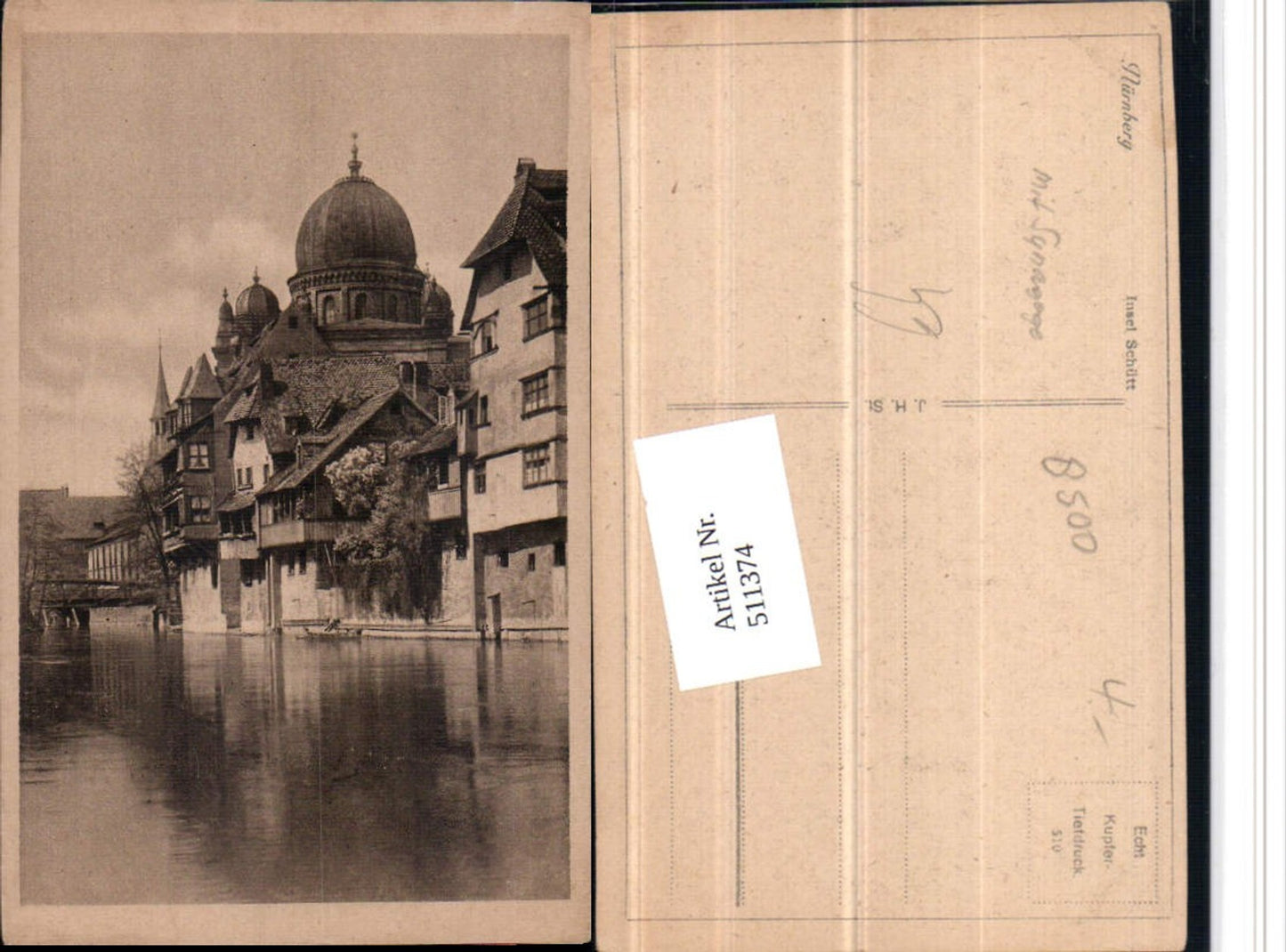 511374,Nürnberg Insel Schütt Fluss Kanal Kuppel