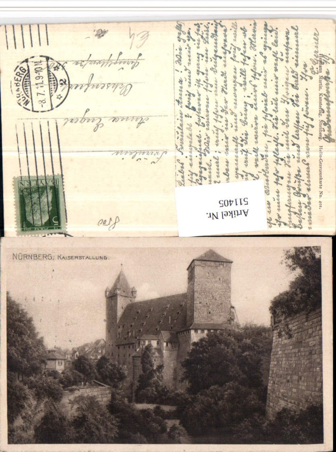 511405,Nürnberg Kaiserstallung Turm