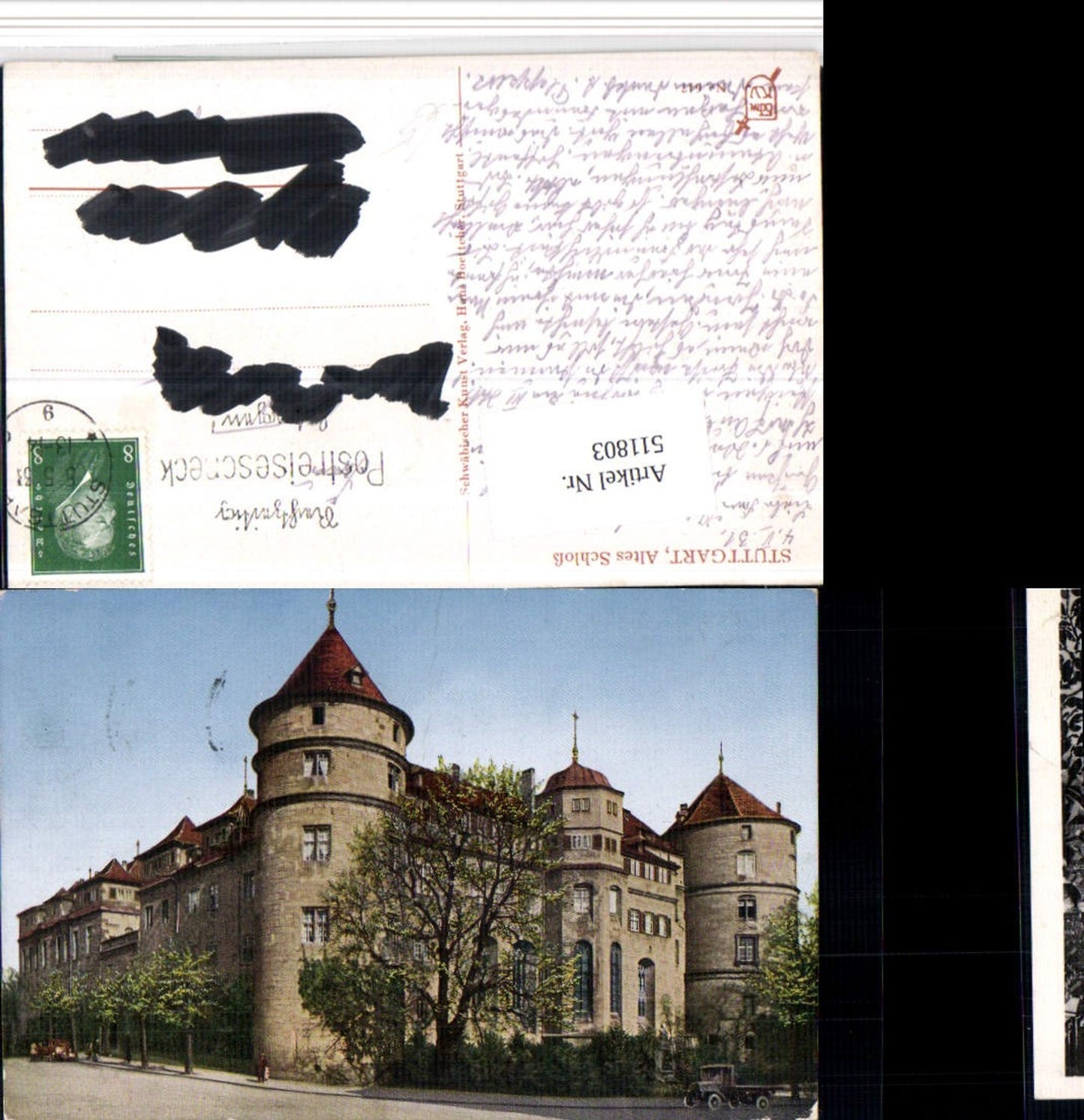 511803, Stuttgart Old Castle Towers
