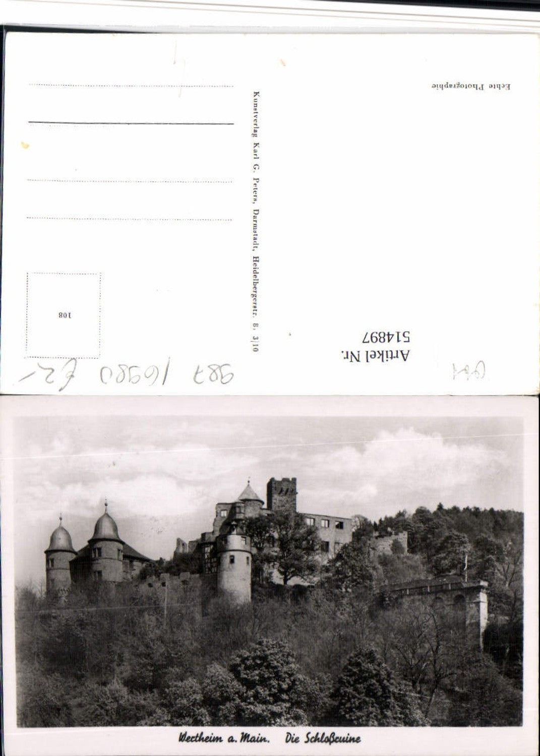 514897, Wertheim am Main Castle Ruins