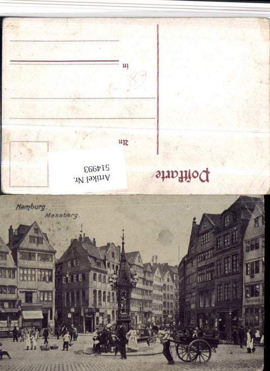 514993,Hamburg Messberg Platz Straßenansicht