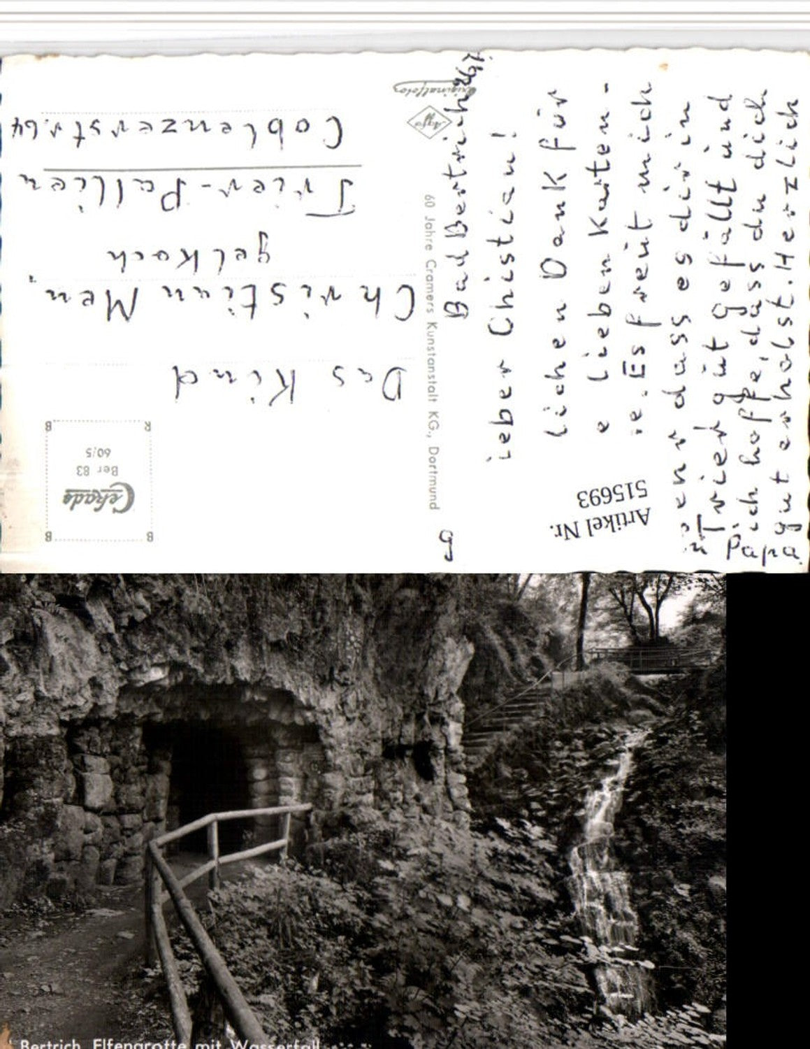 515693, Bad Bertrich Elfengrotte m. Wasserfall